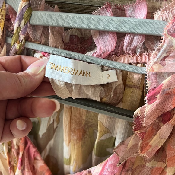 Zimmermann silk tunic- dress - Picture 3 of 8